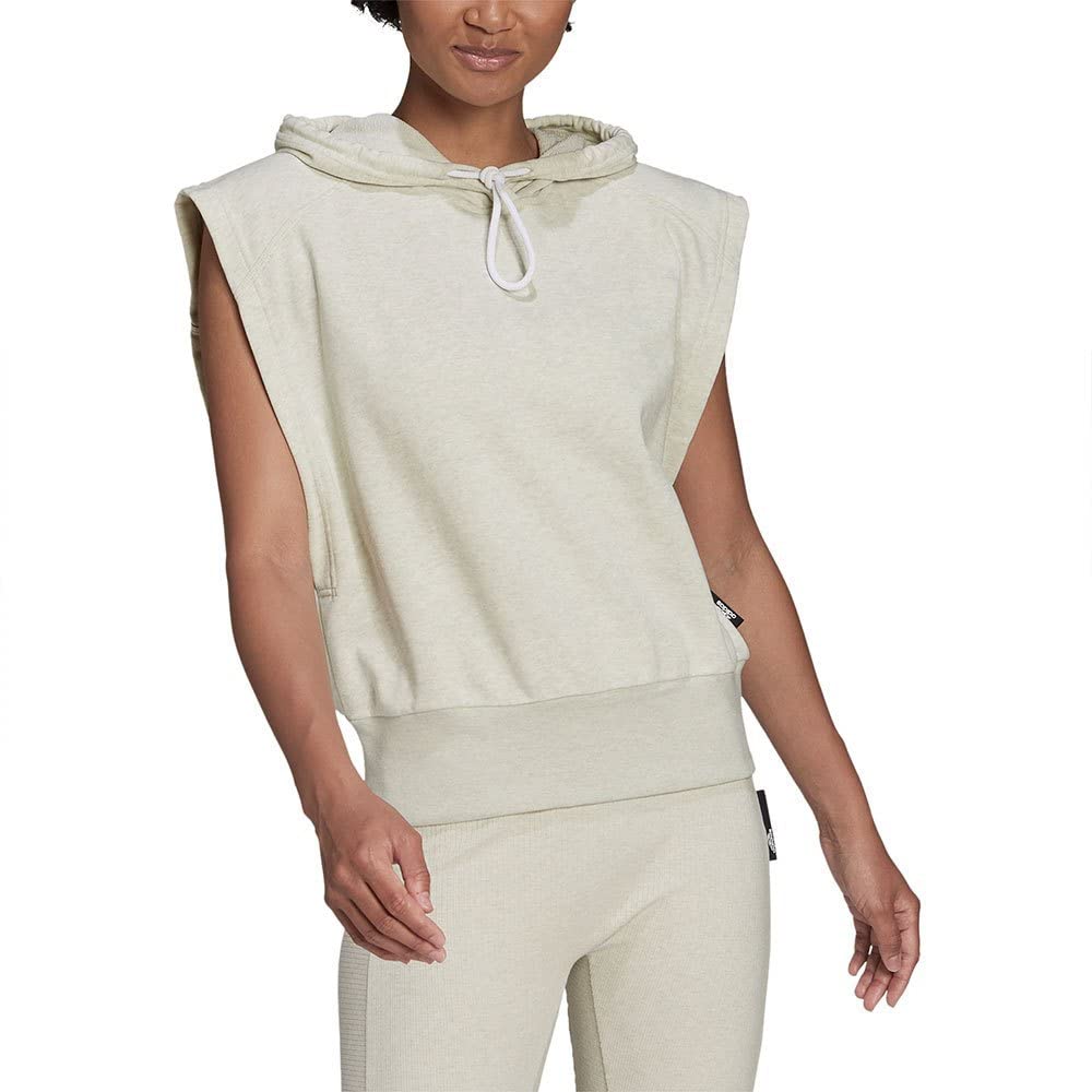 adidas Women's Studio Lounge Summer Sleeveless Hoodie